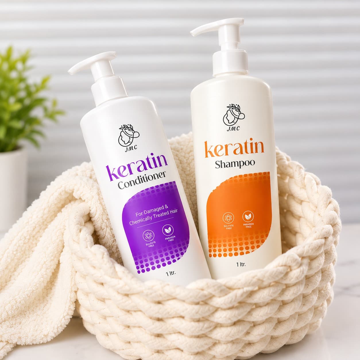 Keratin Shampoo + Conditioner 1